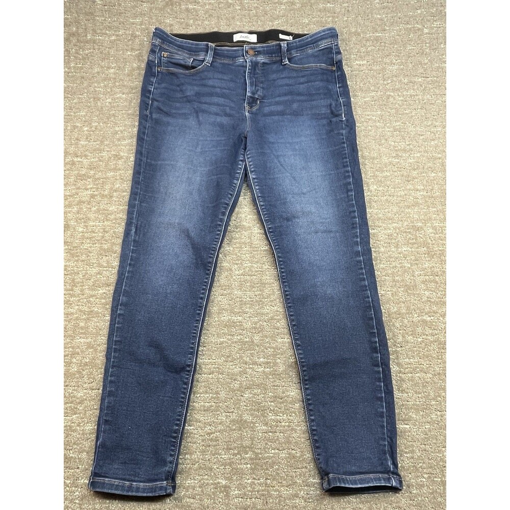 Women’s Angels Jeans Plus Size 18W 360 Sculpt Skinny Dark Jeans High Rise